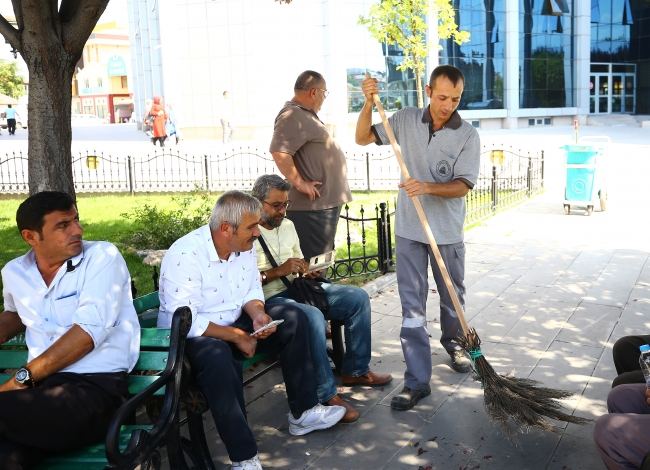 Konya'da temizlik görevlisinden örnek davranış