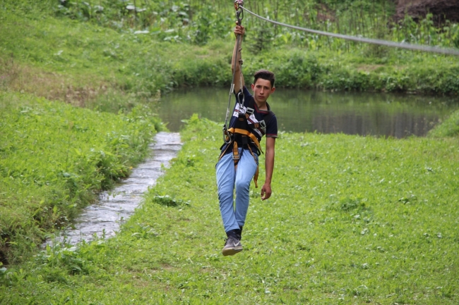 Zigana Dağı'nın eteklerindeki Hamsiköy'ün doyumsuz manzarası