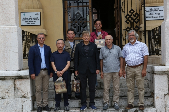 Koreli arkeoloji öğrencileri Çorum'da tecrübe kazanıyor