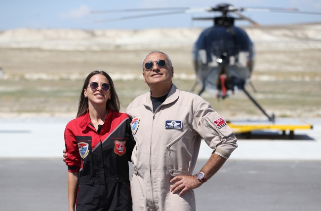 Türk kadınının göklerdeki temsilcisinin 25'inci gösteri heyecanı