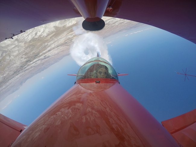 Türk kadınının göklerdeki temsilcisinin 25'inci gösteri heyecanı