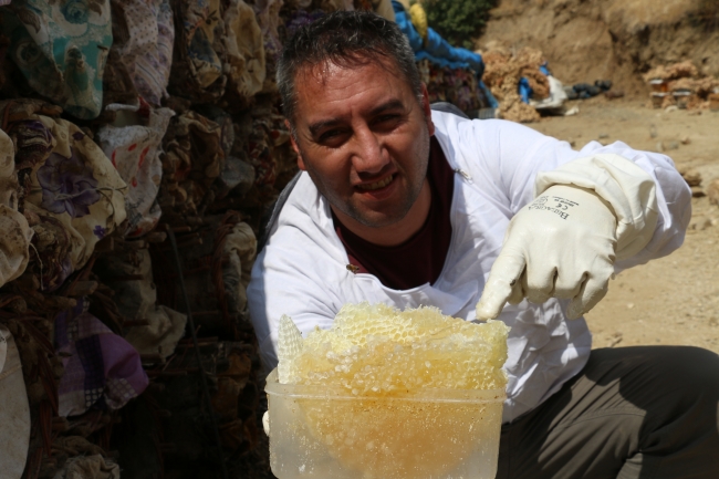 Operasyonlar ile huzura kavuşan Herekol Dağı'nda bal üretimi