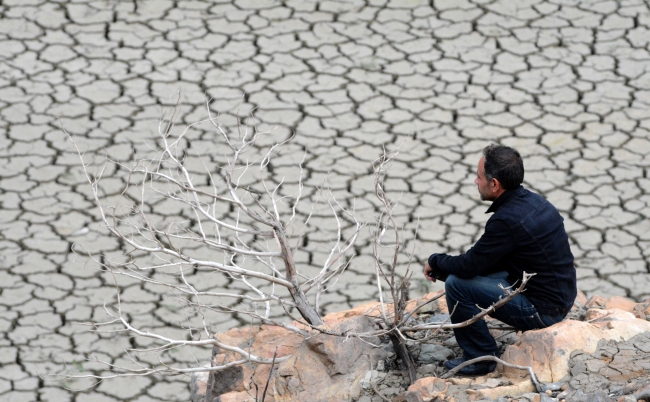 Sular çekilince tarihi Torul Köprüsü ortaya çıktı