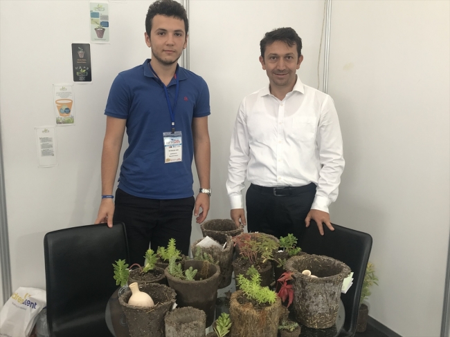 Çevre dostu saksılar TEKNOFEST İstanbul'da