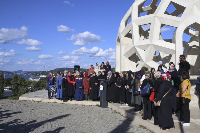 Evlat nöbeti tutan annelere, şehit anneleri de destek verdi