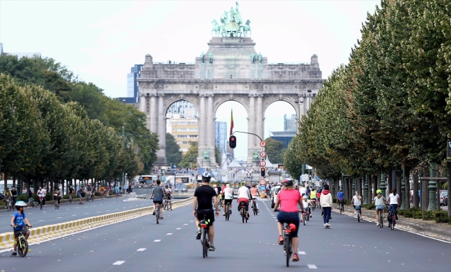 Brüksel’de "Otomobilsiz Gün" etkinliği