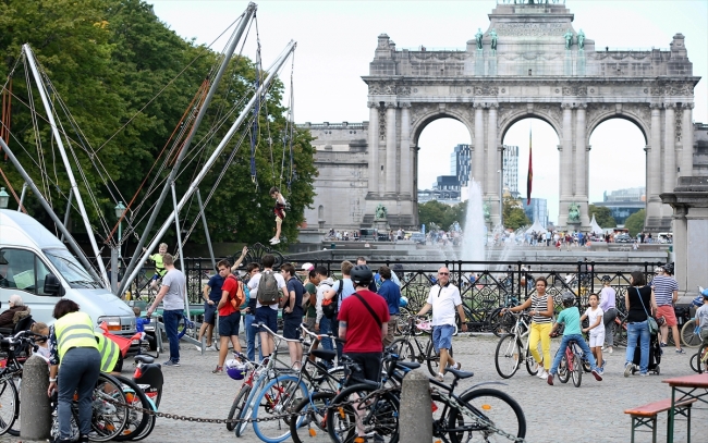 Brüksel’de "Otomobilsiz Gün" etkinliği