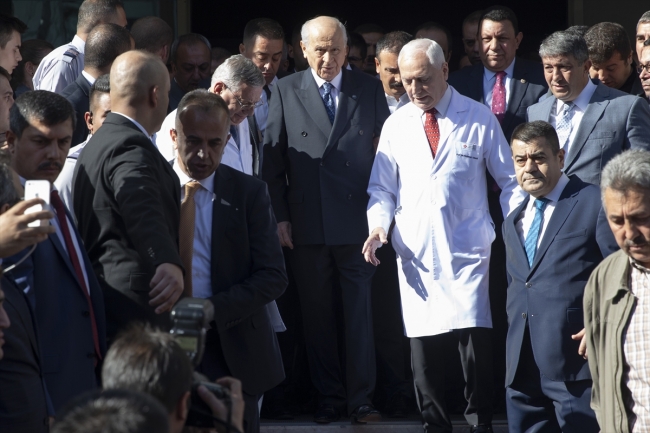 MHP Genel Başkanı Bahçeli taburcu oldu