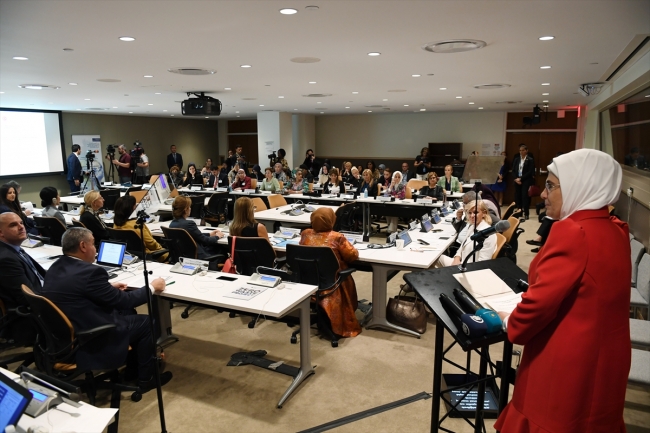 Emine Erdoğan BM'de Türkiye'nin "Sıfır Atık" tecrübesini anlattı