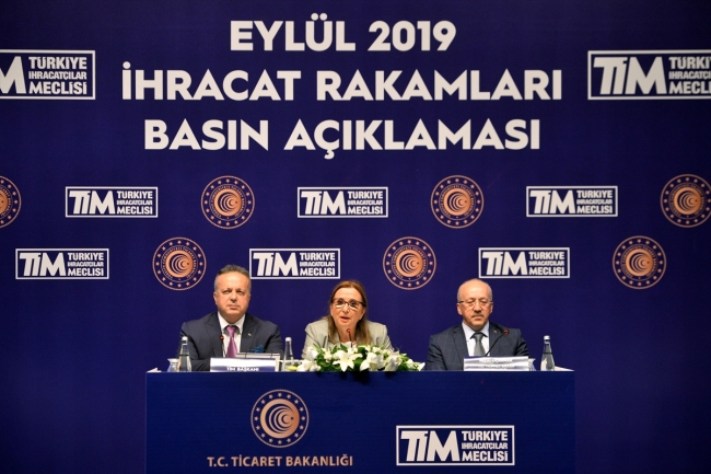 Eylülde ihracat yüzde 15,7 arttı