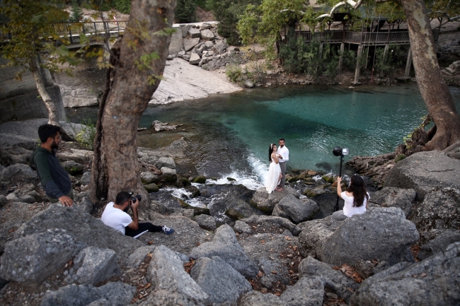Adrenalin tutkunlarının adresi fotoğraf platosuna dönüştü