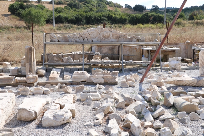Parion Antik Kenti'nin sahnesi ortaya çıktı