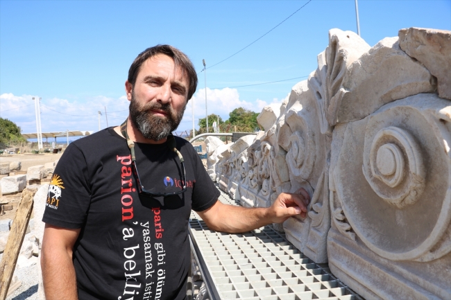 Parion Antik Kenti'nin sahnesi ortaya çıktı