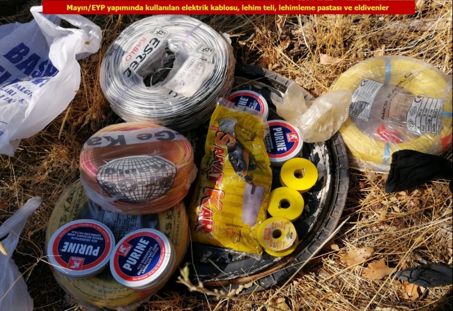 Diyarbakır'da PKK'ya ait 3 sığınak imha edildi