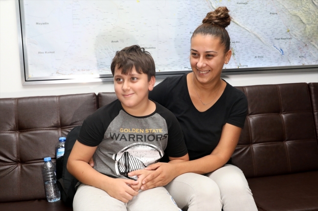 Dışişleri Bakanlığı harekete geçti, kaçırılan oğluna Erbil'de kavuştu