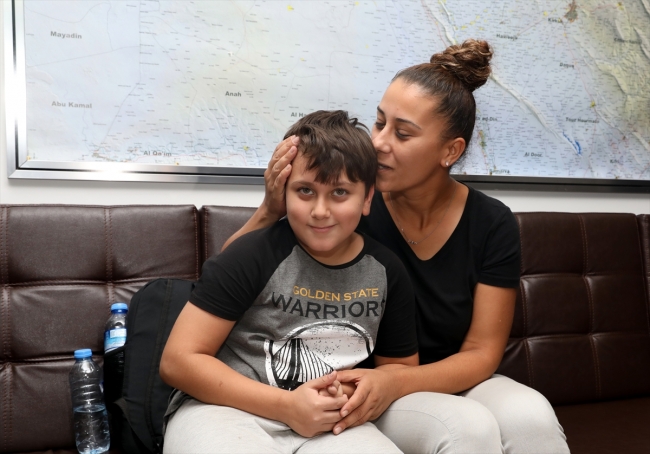 Dışişleri Bakanlığı harekete geçti, kaçırılan oğluna Erbil'de kavuştu