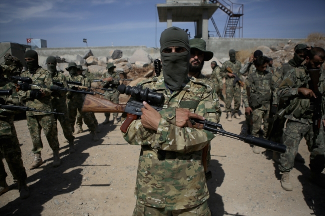 Suriye Milli Ordusu, Münbiç cephe hattına yığınak yaptı