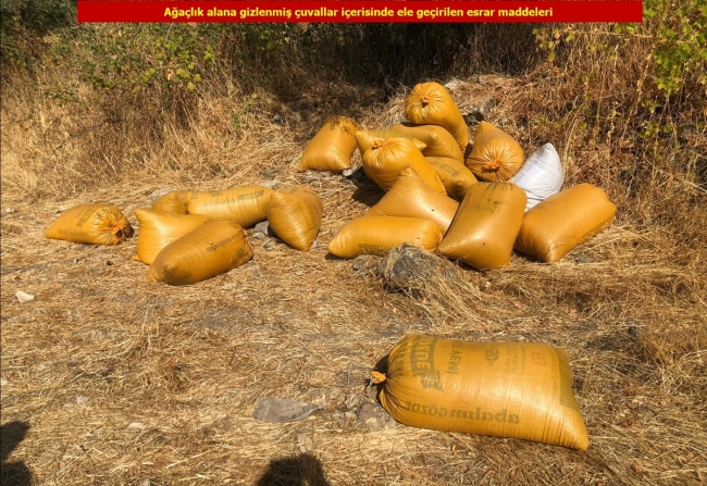 Diyarbakır'da 5 ton 312 kilogram esrar ele geçirildi