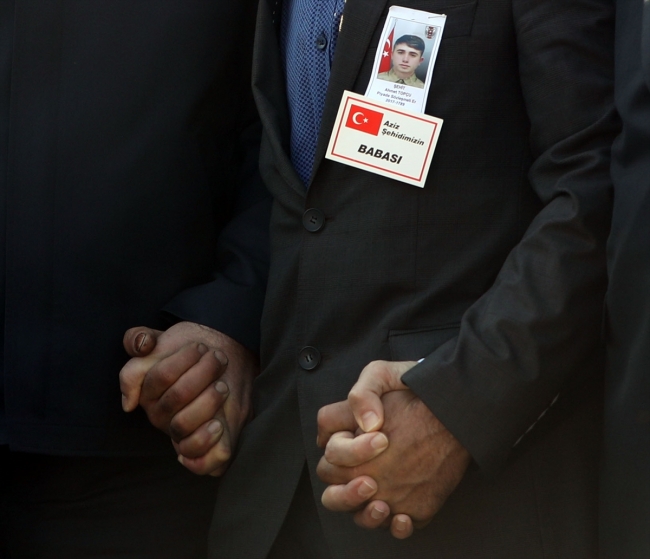 Barış Pınarı Harekatı şehidi Ahmet Topçu son yolculuğuna uğurlandı