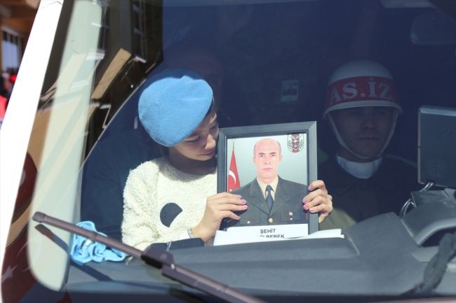 Barış Pınarı Harekatı şehidi Hacı Bebek son yolculuğuna uğurlandı