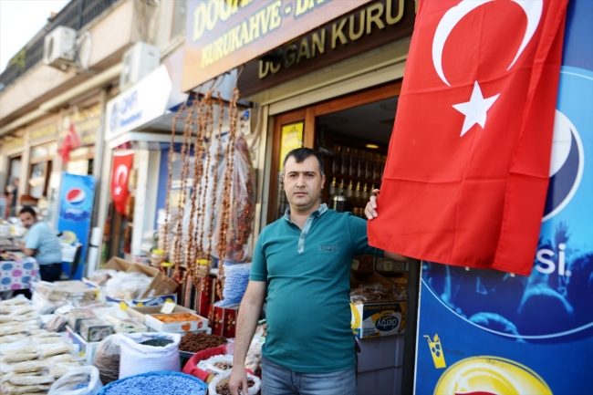 Mardin Türk bayraklarıyla ala boyandı