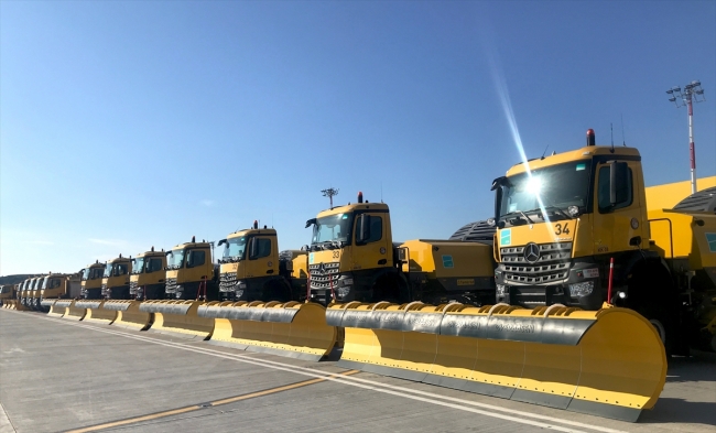 İstanbul Havalimanı kışa hazır