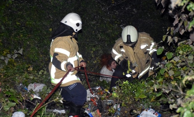 Cep telefonu bulunmadan uçurumdan kurtarılmak istemedi
