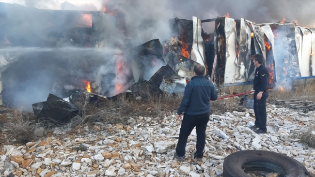 Sivas'ta fabrika yangını kontrol altına alındı