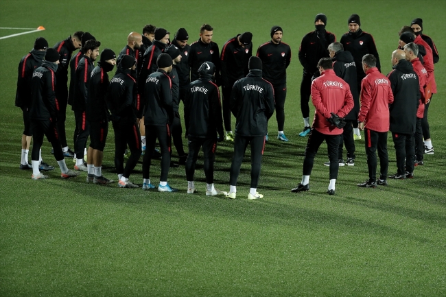 A Milliler Andorra maçı hazırlıklarını tamamladı