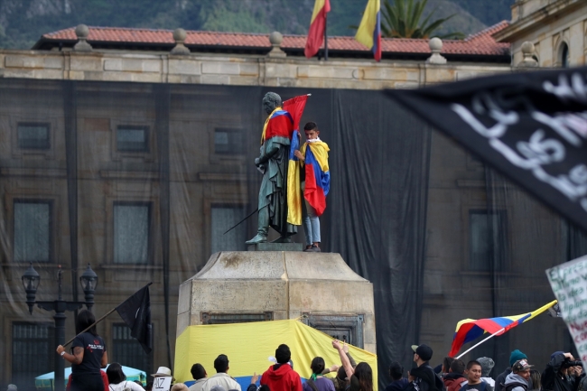 Kolombiya'daki protestolar 9. günü geride bıraktı
