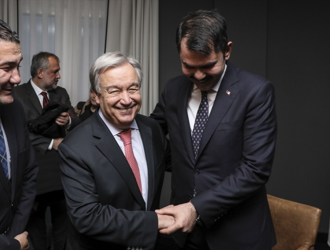 Bakan Kurum: Guterres iklim değişikliği müzakerelerinde Türkiye'yi destekliyor