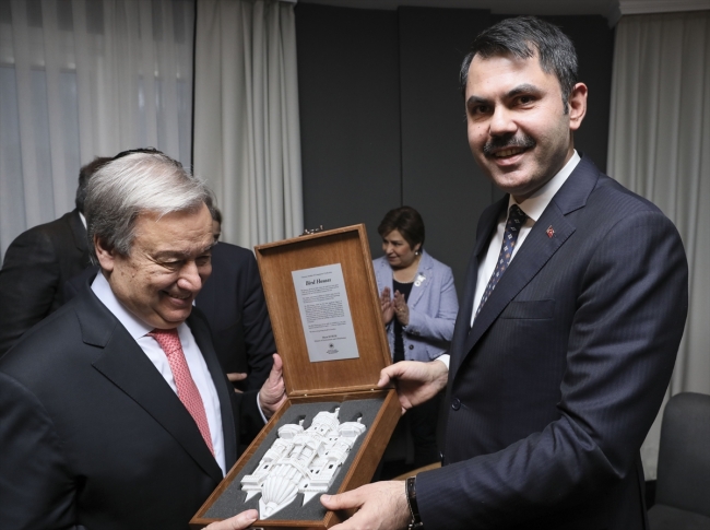 Bakan Kurum: Guterres iklim değişikliği müzakerelerinde Türkiye'yi destekliyor