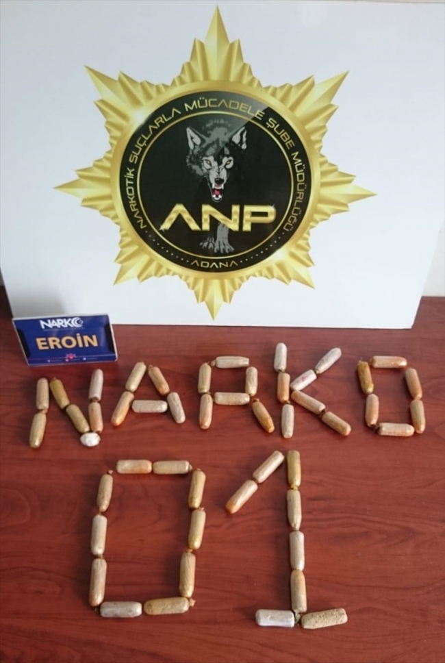 İran'dan Adana'ya midesindeki 775 gram eroinle gelmiş