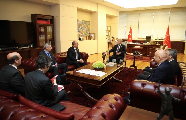 Bakan Çavuşoğlu Libya tezkeresi için Kılıçdaroğlu ile görüştü