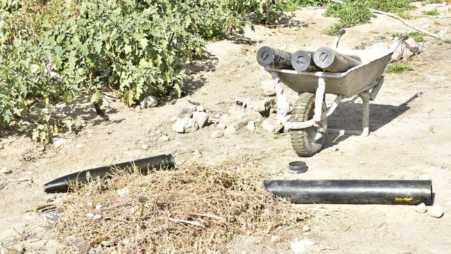 Rasulayn'da ele geçirilen Katyuşa roketleri etkisiz hale getirildi