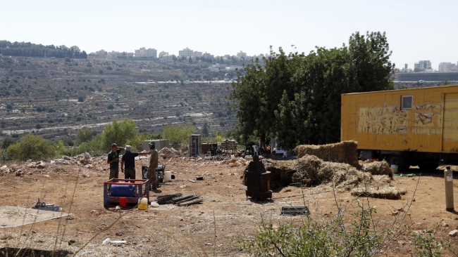 Yahudi yerleşimciler, Batı Şeria'da Filistinlilerin arazisine el koydu