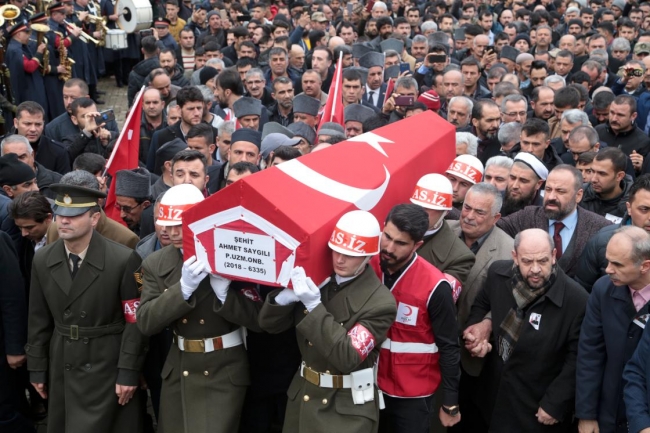 Türkiye şehitlerini uğurladı