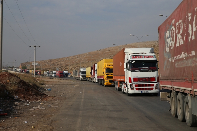 Cilvegözü Sınır Kapısı'ndan geçen yıl 115 bin tır geçti