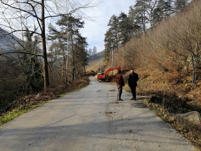 Yedigöller yolu genişletiliyor