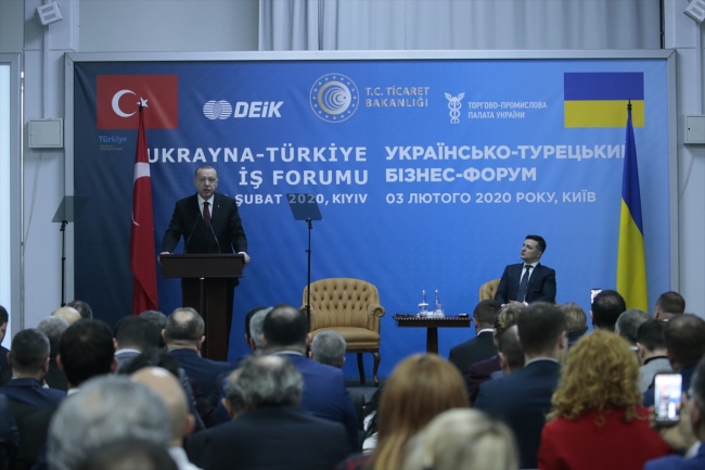 Cumhurbaşkanı Erdoğan: Ukrayna ile serbest ticaret anlaşmasında mutabıkız