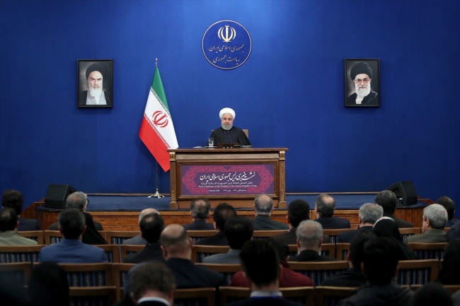 İran Cumhurbaşkanı Ruhani: ABD'nin savaş peşinde olmadığını düşünüyoruz