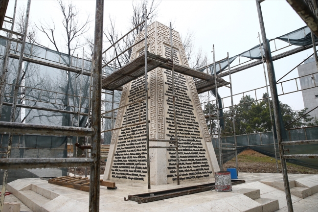 Meclisteki 15 Temmuz anıtı açılışa hazır