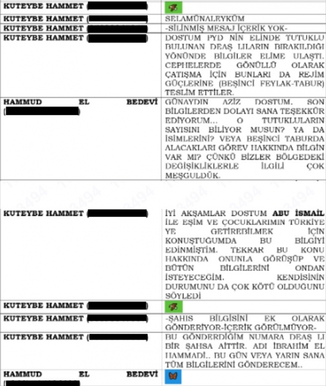 PKK/YPG elindeki DEAŞ'lıları savaşmaları için rejime teslim etmiş