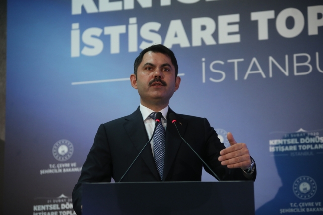 Çevre ve Şehircilik Bakanı Murat Kurum    Fotoğraf: AA