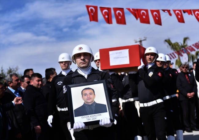 Şehit gümrük personeli Kavastan son yolculuğuna uğurlandı