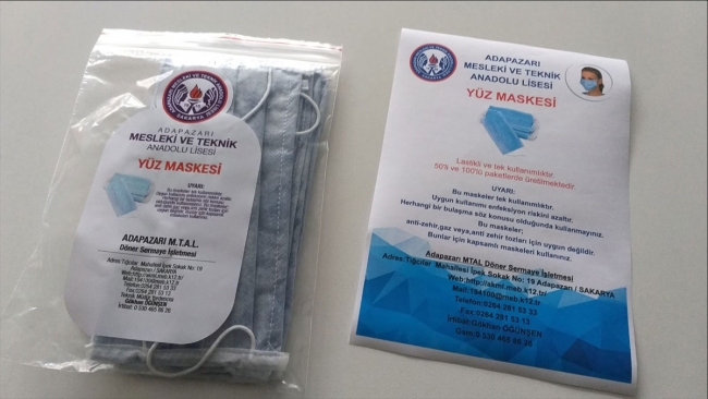 Meslek liseleri 1 ayda 2 milyon cerrahi maske üretecek