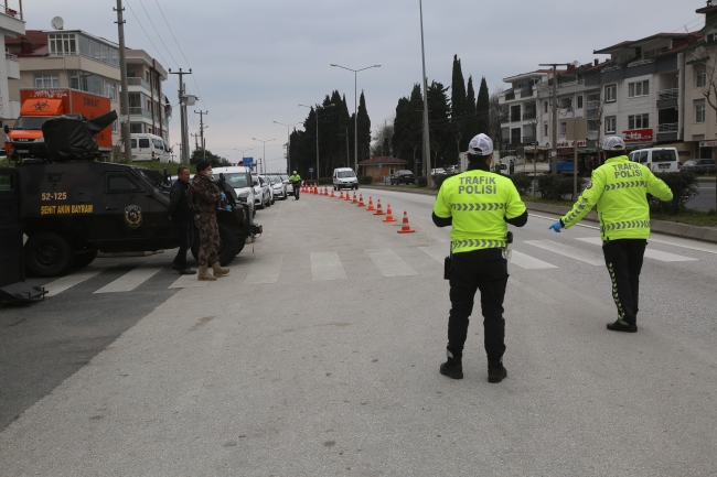 Sokağa çıkması kısıtlanan vatandaşlar dron ile denetlendi