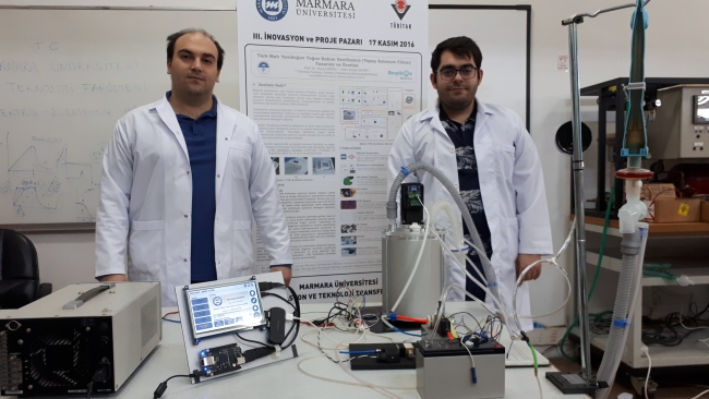 Marmara Üniversitesinde yerli taşınabilir solunum cihazı üretildi