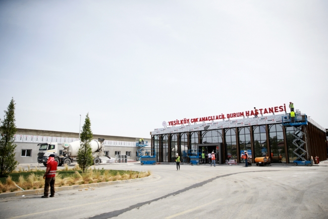 Yeşilköy, Sancaktepe ve Hadımköy'deki hastanelerde sona doğru
