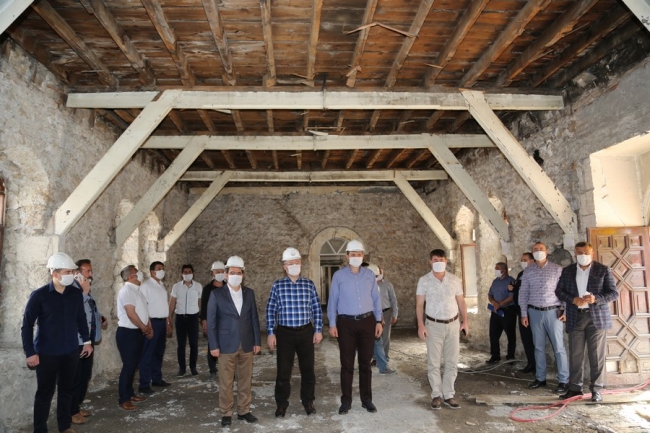 Sivas'ta 112 yıllık tarihi jandarma binası restore ediliyor